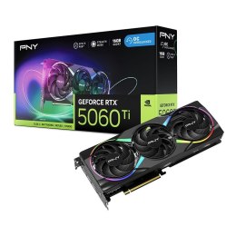 Karta graficzna PNY GeForce RTX 5060 Ti 16GB z RGB wydajna do gier