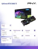 Karta graficzna PNY GeForce RTX 5060 Ti 16GB z RGB wydajna do gier