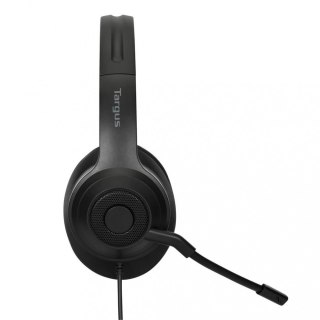 Słuchawki Targus Stereo Headset czarne z redukcją szumów