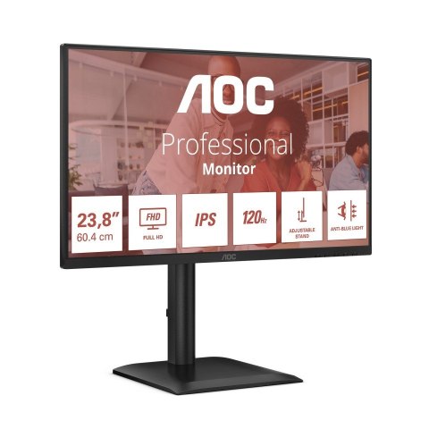 Monitor AOC 24E4U 23.8 cal FHD 120Hz z Pivotem i głośnikami