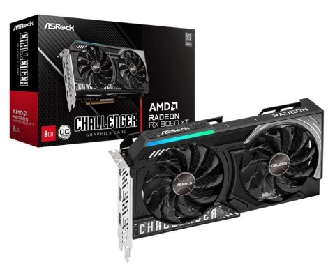 ASRock Karta graficzna RX 9060 XT Challenger 8GB GDDR6 wydajna