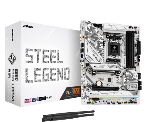 Płyta główna ASRock B650 STEEL LEGEND WIFI AM5 DDR5 ATX z HDMI/DP