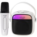 Głośnik karaoke Adler AD1199W z mikrofonem bluetooth 8h czasu pracy