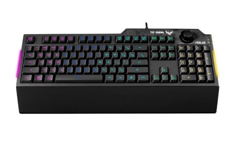 Asus Klawiatura TUF Gaiming K1 RGB lighting/USB/black