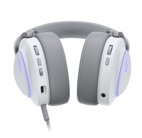 Słuchawki Asus ROG Delta II Wireless 2.4GHz BT 3.5 białe gamingowe