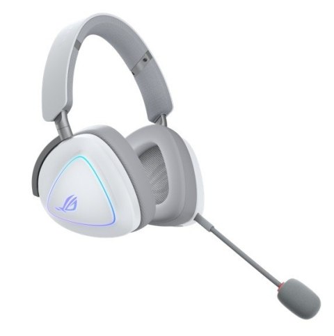 Słuchawki Asus ROG Delta II Wireless 2.4GHz BT 3.5 białe gamingowe