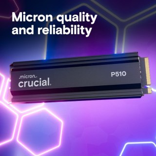 Dysk SSD Crucial P510 2TB M.2 NVMe Gen5 10000 MB/s z radiatorem