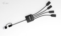 I-tec HUB USB-C USB-A 4 porty szybki elastyczny adapter
