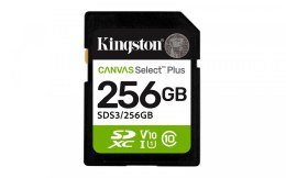 Karta pamięci Kingston SD 256GB Canvas Select Plus Gen3 150MB/s