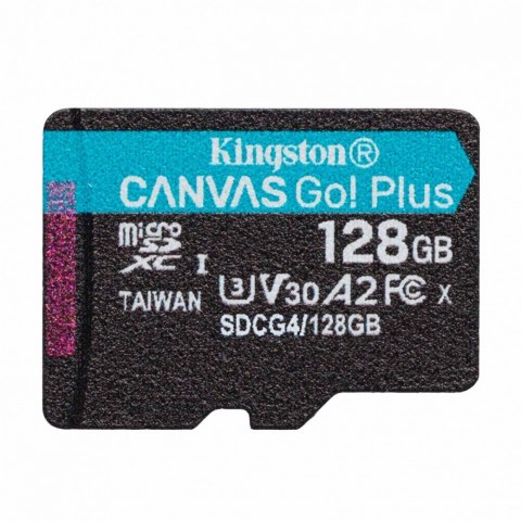 Karta pamięci microSD Kingston 128GB Canvas Go Plus 200MB/s A2 U3 V30
