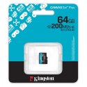 Karta pamięci Kingston microSD 64GB Canvas Go Plus 200MB/s A2 U3 V30