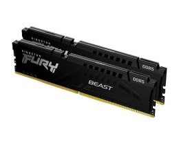 Pamięć Kingston DDR5 Fury Beast 128GB 5600 CL36 czarna