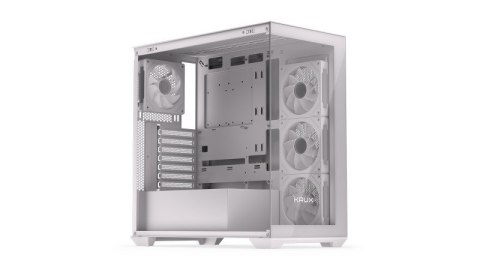 Obudowa Krux Exo White Midi Tower z hartowanym szkłem RGB