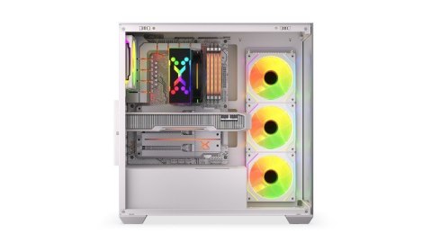 Obudowa Krux Exo White Midi Tower z hartowanym szkłem RGB