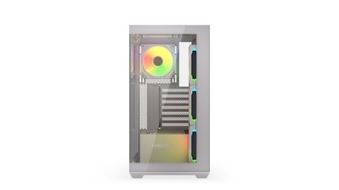 Obudowa Krux Exo White Midi Tower z hartowanym szkłem RGB