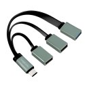 Hub USB-C 3.1 LogiLink 3 porty pasywny z szybkim transferem