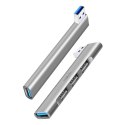 LogiLink HUB USB-A 4 portowy aluminiowy 3.0 elegancki