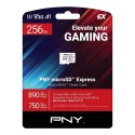 Karta pamięci PNY microSD Express 256GB ultra szybka UHS-I z wysoką wydajnością