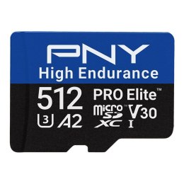 PNY karta pamięci microSD High Endurance 512GB U3 V30 100MB/s