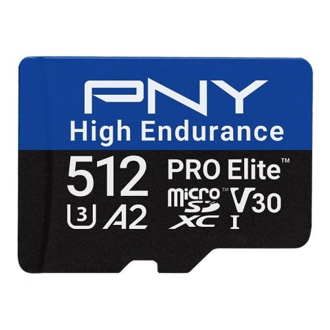 PNY karta pamięci microSD High Endurance 512GB U3 V30 100MB/s