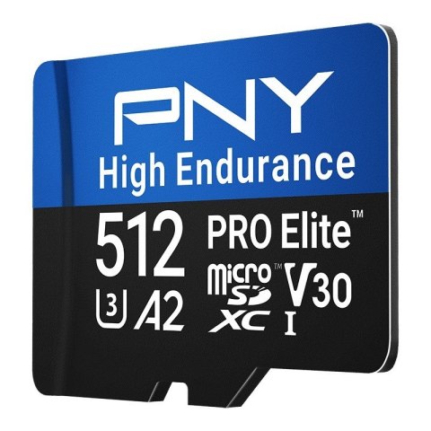 PNY karta pamięci microSD High Endurance 512GB U3 V30 100MB/s