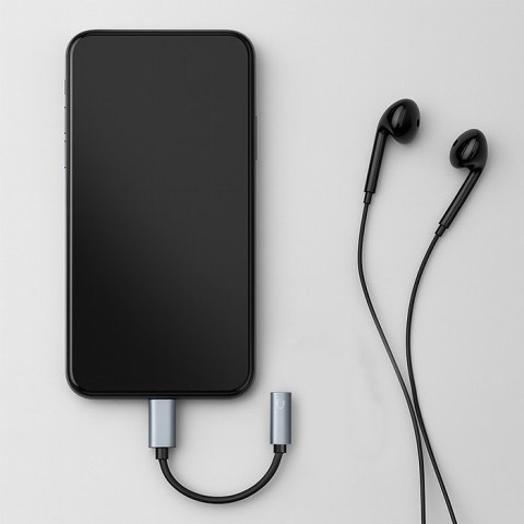 Qoltec Adapter USB-C na Jack 3.5mm 10 cm do słuchawek Hi-Fi