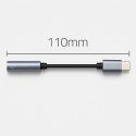 Qoltec Adapter USB-C na Jack 3.5mm 10 cm do słuchawek Hi-Fi