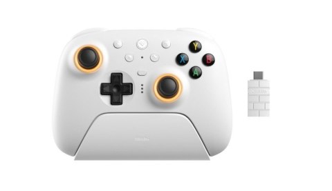 8BitDo Gamepad Ultimate 2 Wireless biały z dokiem do ładowania