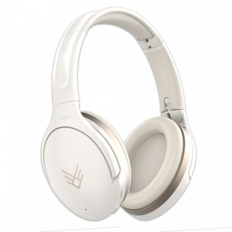 Słuchawki Audeeo Serene Hush Pro kremowe nauszne z mikrofonem ANC