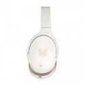 Słuchawki Audeeo Serene Hush Pro kremowe nauszne z mikrofonem ANC