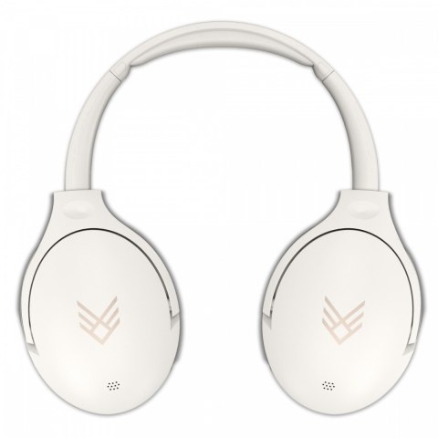 Słuchawki Audeeo Serene Hush Pro kremowe nauszne z mikrofonem ANC