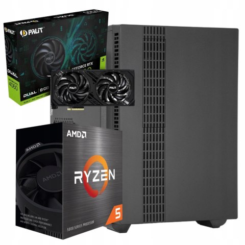 BSG Raptor V29 AMD Ryzen 5 NVIDIA GeForce RTX 4060 32GB DDR4 1000GB SSD Windows 11 Pro