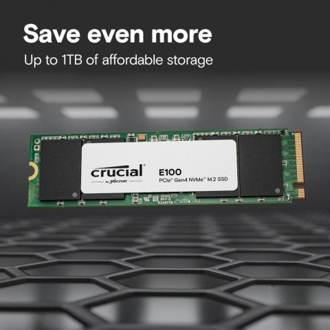 Crucial Dysk SSD E100 2TB M.2 NVMe PCIe 4.0 szybki wydajny