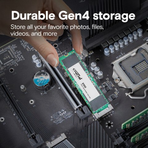 Crucial Dysk SSD E100 2TB M.2 NVMe PCIe 4.0 szybki wydajny