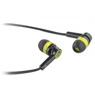 Słuchawki douszne Defender PULSE 420 z mikrofonem stereo czarno-żółte