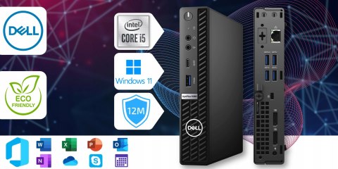 Dell Optiplex 5080 Tiny Intel Core i5 16GB DDR4 512GB SSD Windows 11 Pro