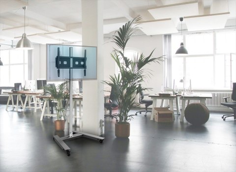 Wózek Edbak TR5E do ekranu 42-65 cali mobilny z regulowaną wysokością