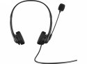 Zestaw słuchawkowy HP Inc. G2 USB Stereo mikrofon na pałąku czarny