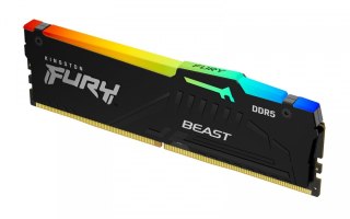 Pamięć Kingston DDR5 Fury Beast RGB 32GB 5600 CL40 szybka wydajna