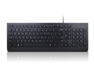 Klawiatura Lenovo Essential przewodowa czarna USB cicha i wytrzymała