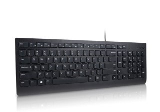 Klawiatura Lenovo Essential przewodowa czarna USB cicha i wytrzymała