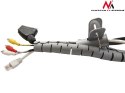 Organizator Maclean MCTV-676 S srebrny do kabli 25mm x 2m