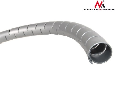 Organizator Maclean MCTV-676 S srebrny do kabli 25mm x 2m
