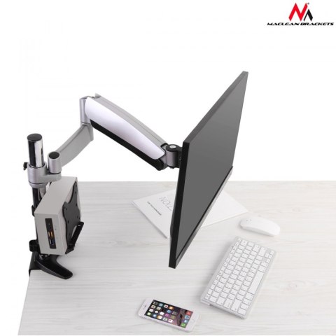 Uchwyt Maclean MC-720 NUC do mini komputera czarny uniwersalny