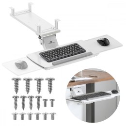 Uchwyt na klawiaturę Maclean MC-156 W biały regulowany do 5kg