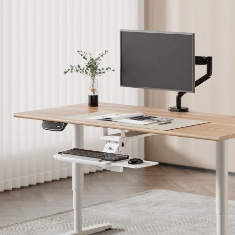 Uchwyt na klawiaturę Maclean MC-156 W biały regulowany do 5kg