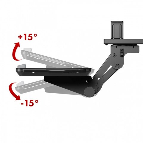 Uchwyt na klawiaturę Maclean MC-156 B regulowany podbiurkowy 5kg czarny