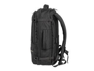 Plecak Natec Camel Lite 15.6 3 komory podróżny czarny