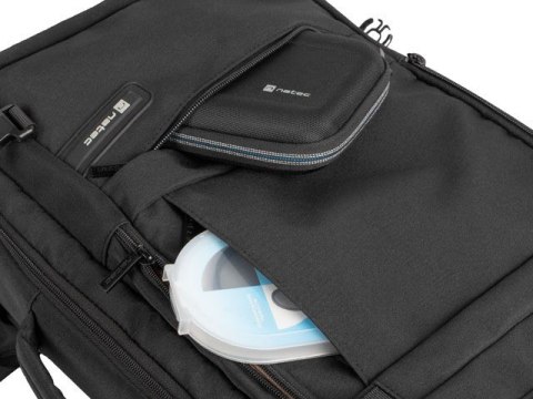 Plecak Natec Camel Lite 15.6 3 komory podróżny czarny