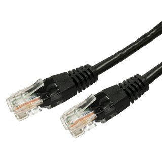 Kabel Patchcord TB miedziany CAT 6 RJ45 UTP 10m czarny sieciowy